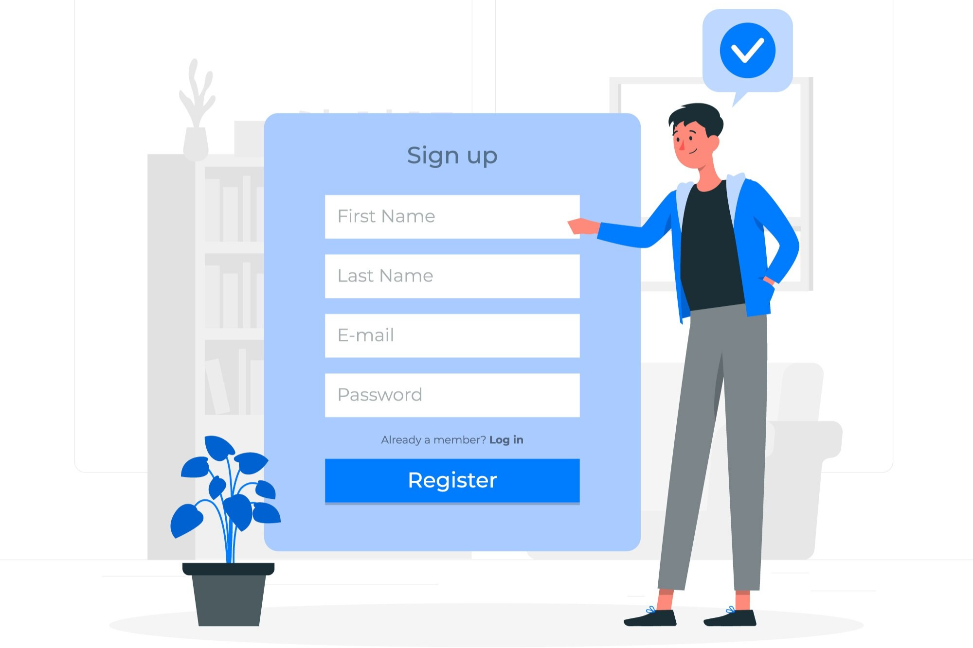 Sign Up Step